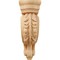 Ekena Millwork 4"W x 10 1/2"D x 14"H Large Hudson Acanthus Wood Corbel, Red Oak CORW04X11X14HDRO - alternate 4